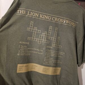 The Lion King Crossword Graphic T-Shirt